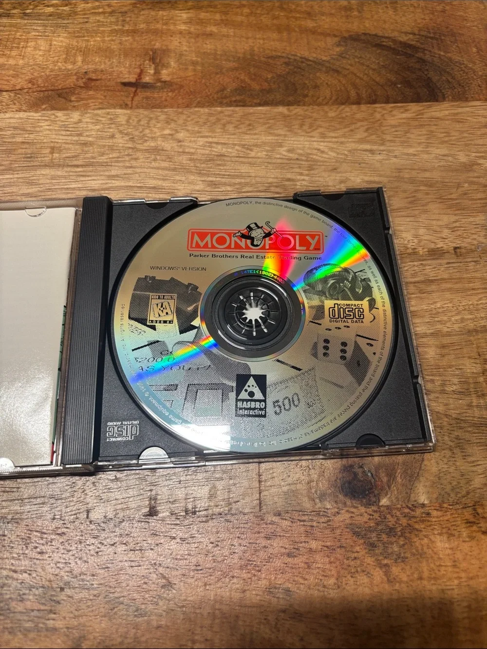 Monopoly CD-ROM Standard Case Windows Hasbro Interactive